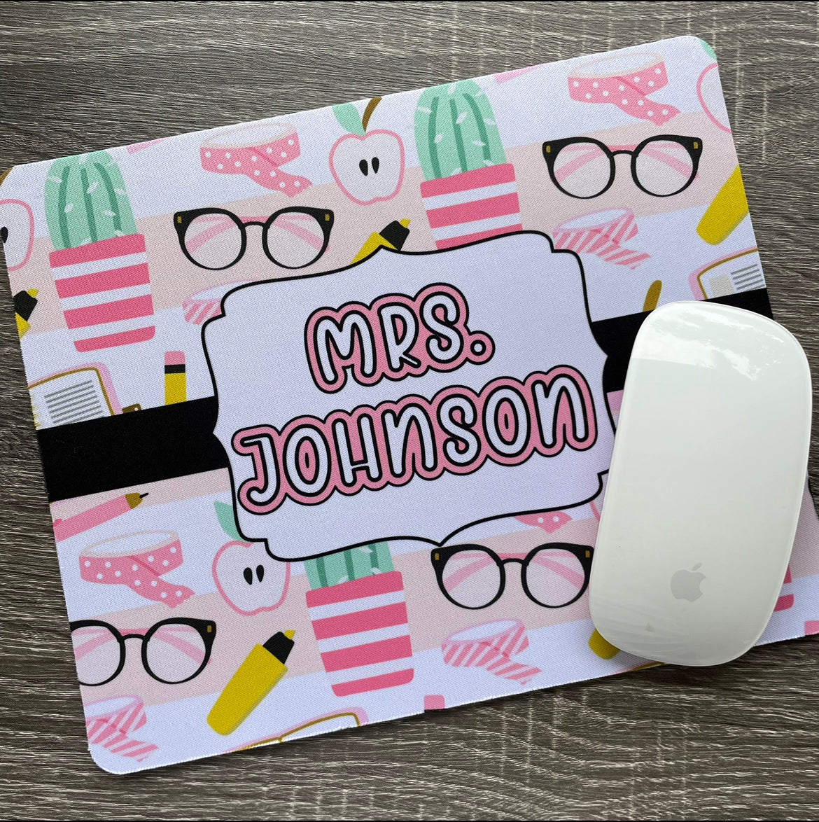 Personalized Teacher Mouse Pad