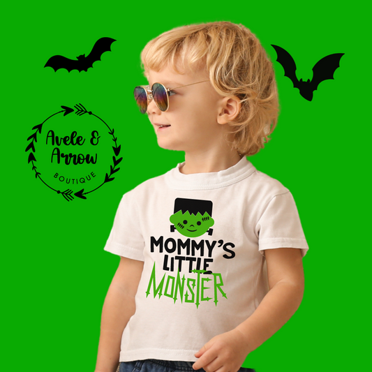 Mommy's Little Monster Youth Graphic Tee