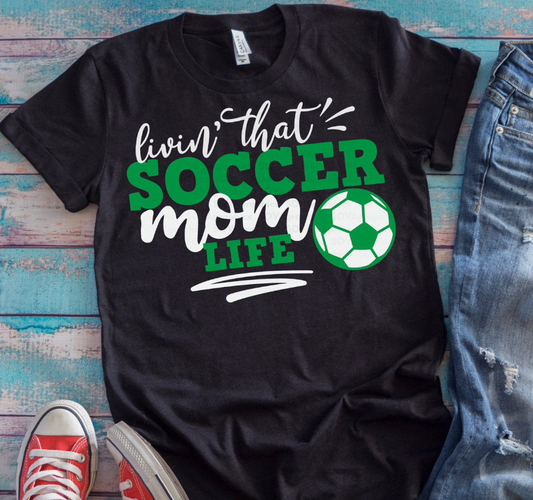 Livin' That Soccer Mom Life Graphic Tee