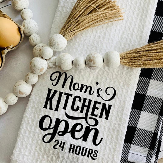 Moms Kitchen Open 24 Hours Towel